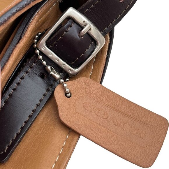 Vintage Coach Monterey Flap Top Leather Crossbody Shoulder Bag Purse - Picture 8 of 16